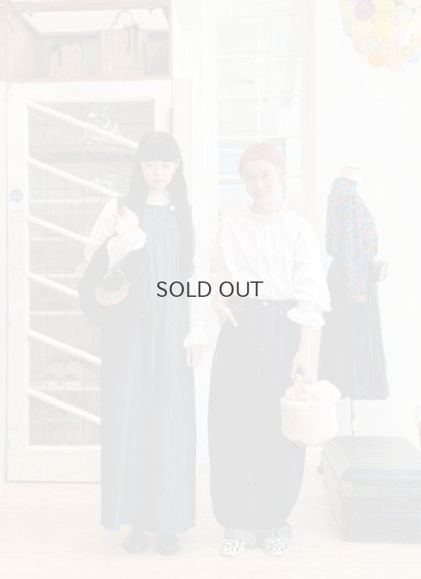 画像23: 別注!! 100/2 ブロードレースブラウス (WH)