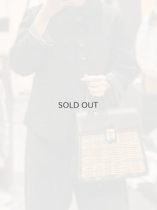 画像31: ウールギャバ 丸襟ジャケット (NV)