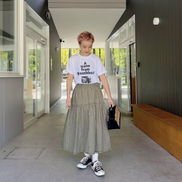 画像18: 別注!! キャンバス・ヨコナガトート (14521:BK×WHステッチ)