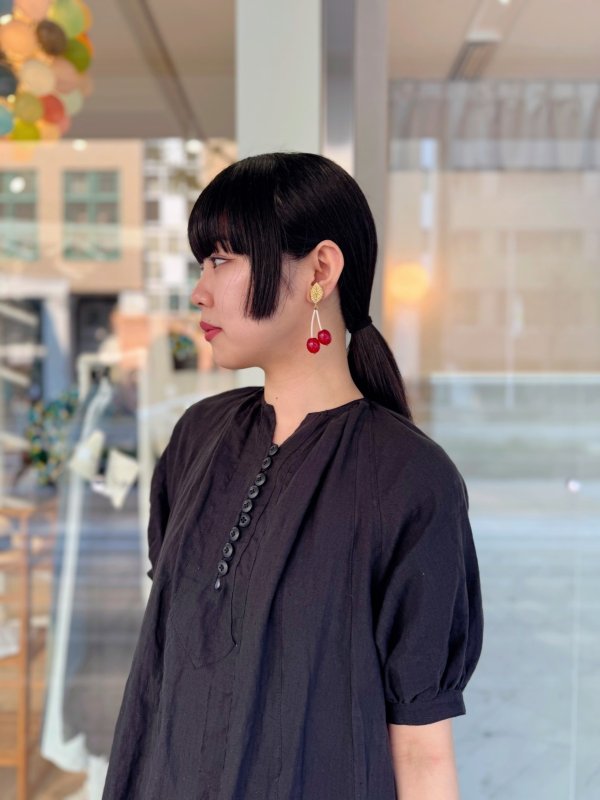 画像14: SALE50%OFF!! France dead stock チェリーイヤリング（RD3）
