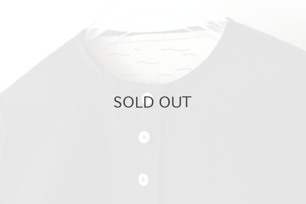 画像3: 高密度サテン 長袖ブラウス (BK)