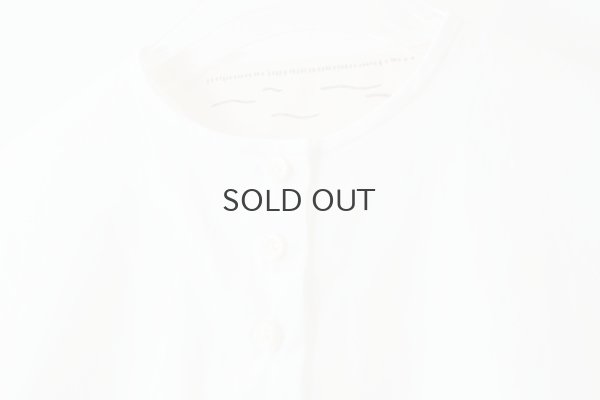 画像6: II TEN KI 高密度サテン 長袖ブラウス (WH)