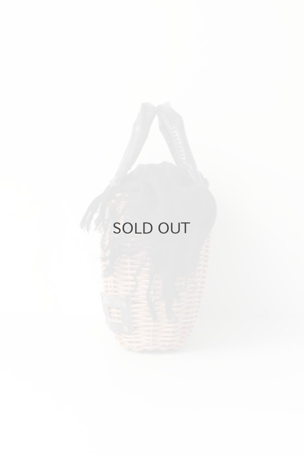 画像4: ブライドル・トート・バスケット・レザーハンドル (麻かぶせ/BK)