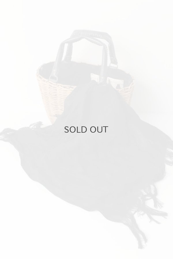 画像15: ブライドル・トート・バスケット・レザーハンドル (麻かぶせ/BK)