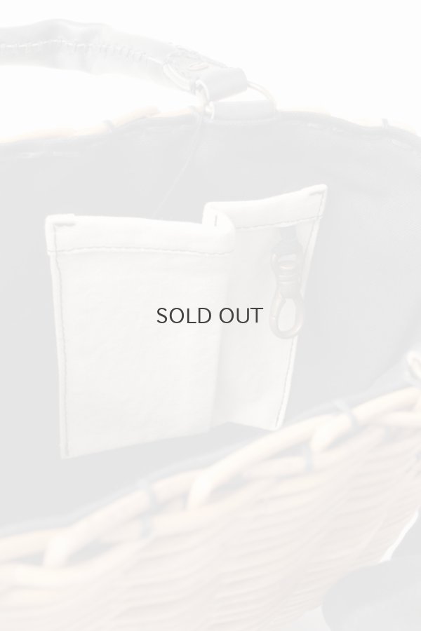 画像12: ブライドル・トート・バスケット・レザーハンドル (麻かぶせ/BK)