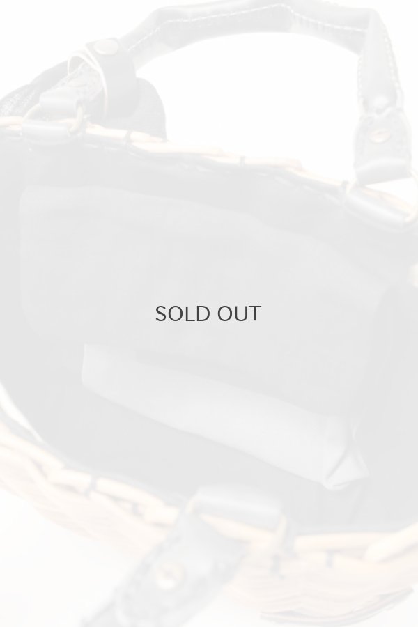 画像13: ブライドル・トート・バスケット・レザーハンドル (麻かぶせ/BK)