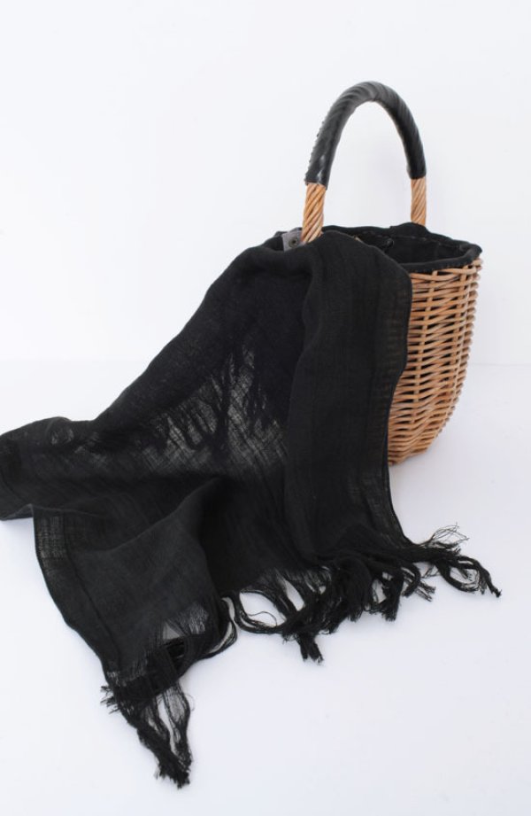 画像3: バケツMバスケットリネンかぶせ (BK)