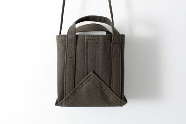画像5: キャンバス・カゴ袋ショルダー(KH)