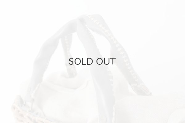 画像5: ブライドル・トート・バスケット・レザーハンドル (15604:麻かぶせ/GY)