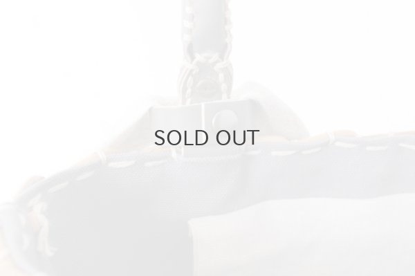 画像6: ブライドル・トート・バスケット・レザーハンドル (15604:麻かぶせ/GY)