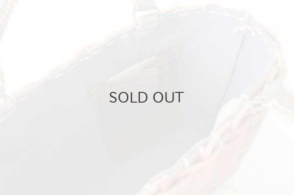 画像12: ブライドル・トート・バスケット・レザーハンドル (15604:麻かぶせ/GY)