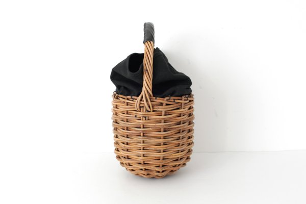 画像3: ブライドル ウィング ラウンド バスケット (BK)