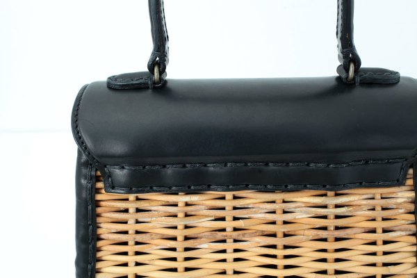 画像15: カーフ・ハンドバッグ M (BK)