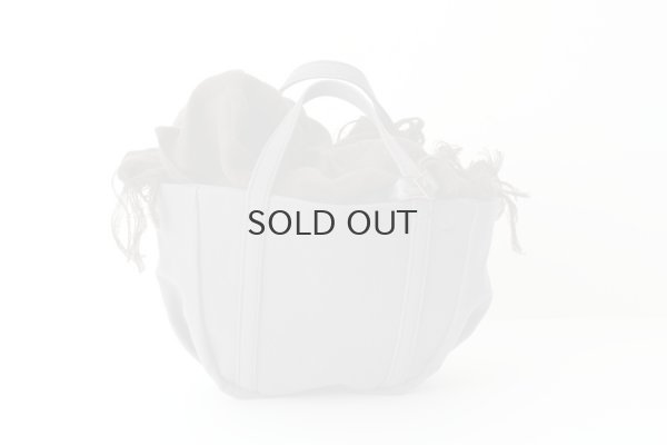 画像3: キャンバス・カゴポケット付トート (12531:GY)