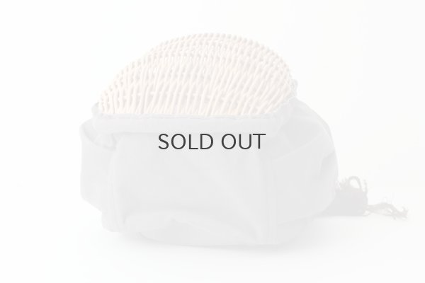 画像5: キャンバス・カゴポケット付トート (12531:GY)