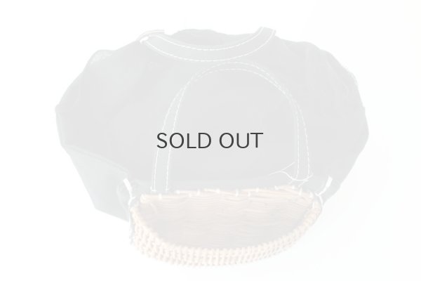 画像7: キャンバス・カゴポケット付トート (14525:BK)