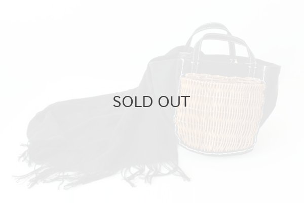 画像6: キャンバス・カゴポケット付トート (14525:BK)