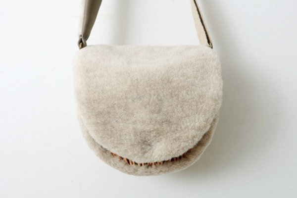 画像3: ボディバッグS・ウールボア (15667:NT)