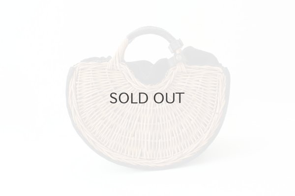 画像3: カゴ袋 キャンバス・扇トート (BK)