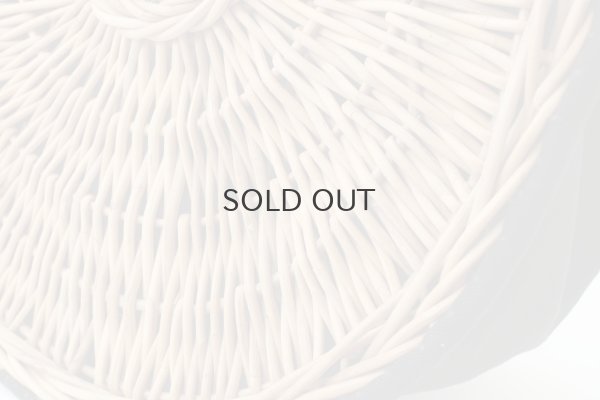 画像6: カゴ袋 キャンバス・扇トート (BK)