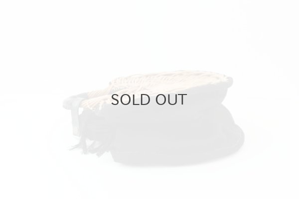 画像14: カゴ袋 キャンバス・扇トート (BK)