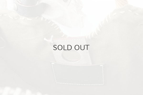 画像6: カゴ袋 キャンバス・扇トート (13615:BG)