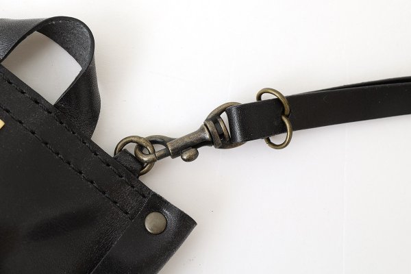 画像6: ◎ ミニミニミニ Y字トート・オイルショルダー (43507:BK)