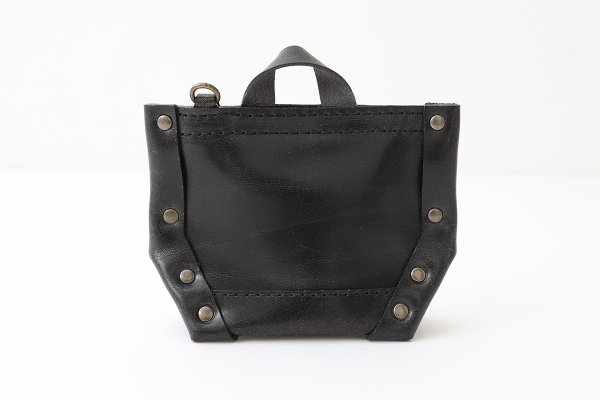 画像4: ◎ ミニミニミニ Y字トート・オイルショルダー (43507:BK)