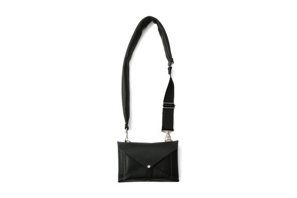 画像1: 封筒型 3way bag フニュ・シュリンク (BK)