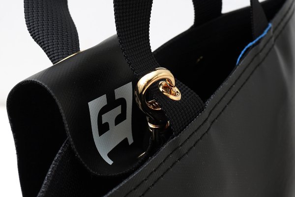 画像10: 6号キャンバス PVC・Y字トート (16537:BKBK)