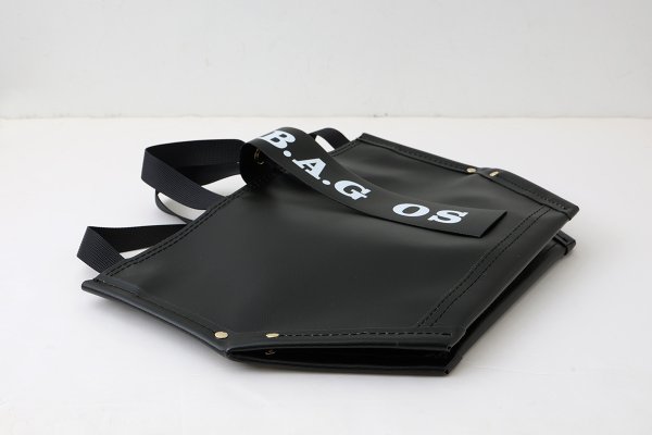 画像7: 6号キャンバス PVC・Y字トート (16537:BKBK)