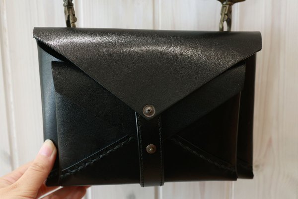 画像3: 封筒型 3way bag・シャイニー (446422:BK)