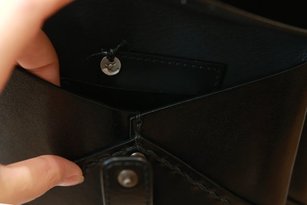 画像7: 封筒型 3way bag・シャイニー (446422:BK)