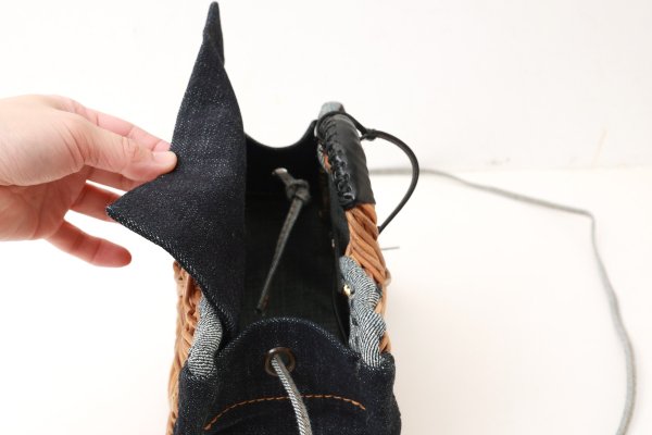 画像10: デニム・扇トートミニ (15580:BL)