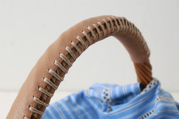 画像7: バケツ with ストライプボーダーレース (15570:BL)