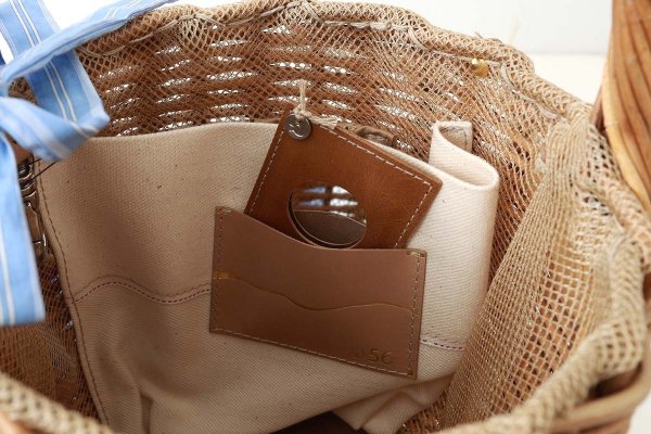 画像12: バケツ with ストライプボーダーレース (15570:BL)