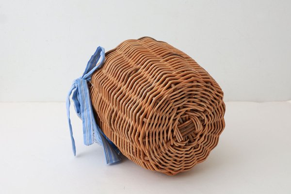 画像5: バケツ with ストライプボーダーレース (15570:BL)