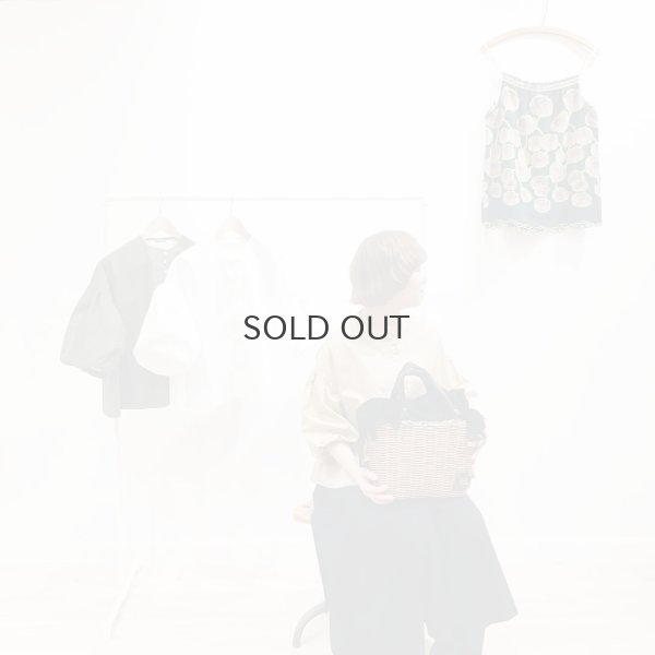 画像17: ブライドル・トート・バスケット・レザーハンドル (麻かぶせ/BK)