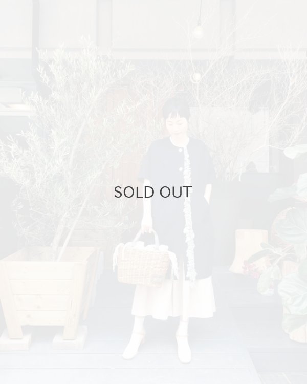 画像18: ブライドル・トート・バスケット・レザーハンドル (麻かぶせ/BK)