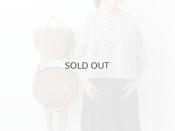 画像10: II TEN KI 高密度サテン 長袖ブラウス (WH)