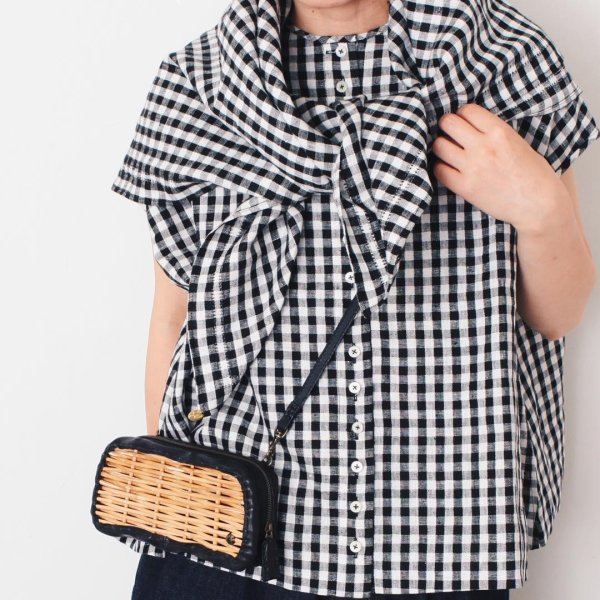 画像12: ソフトメタリック 籐付き長財布 E金具 (SV）