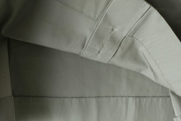 画像10: II TEN KI 高密度サテン 長袖ブラウス (GY)