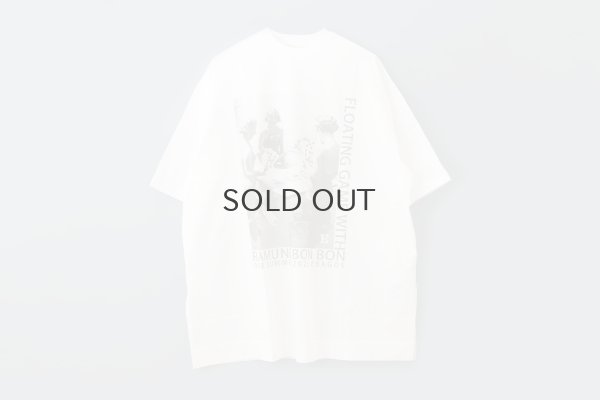 画像1: オーガニック・コットン・プリント Big T-shirt  (55508:WHGY)