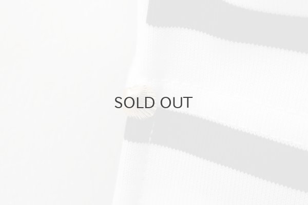 画像8: フレンチスリーブ・シャツ コットンジャージー・ボーダー (55502:WHBK)