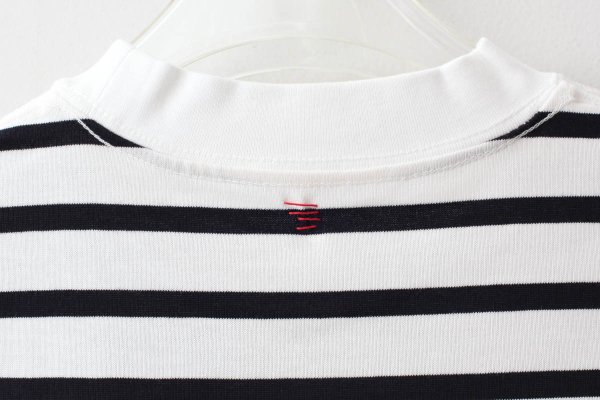 画像7: フレンチスリーブシャツ・ボーダー (56502:WHBK)