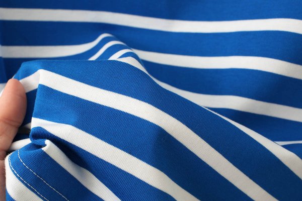 画像8: フレンチスリーブシャツ・ボーダー (56502:BLWH)