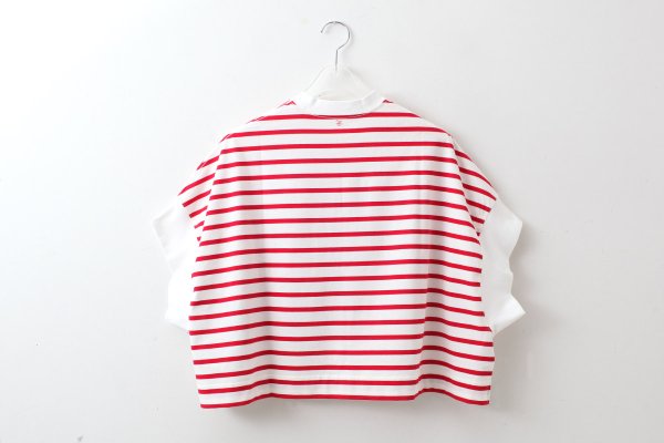 画像2: フレンチスリーブシャツ・ボーダー (56502:WHRD)