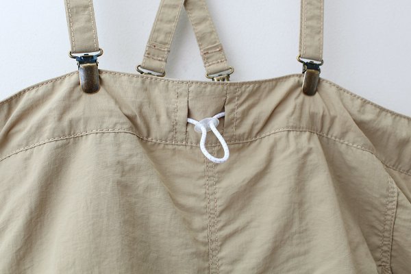 画像4: ナイロンタフタ サスペンダー付きスカート (56528:BG)