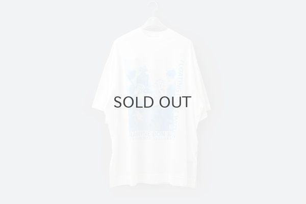 画像1: オーガニック・コットン・プリント Big T-shirt  (55508:WHBL)