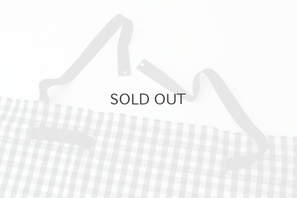 画像3: ギンガムチェック・かぶせ (41503:BK)